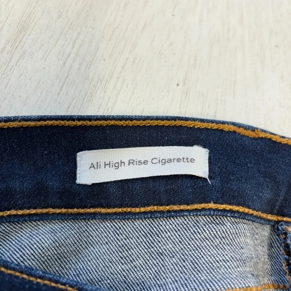 Frame Jeans Ali High Rise Cigarette 25 Dark Wash - Picture 4 of 8